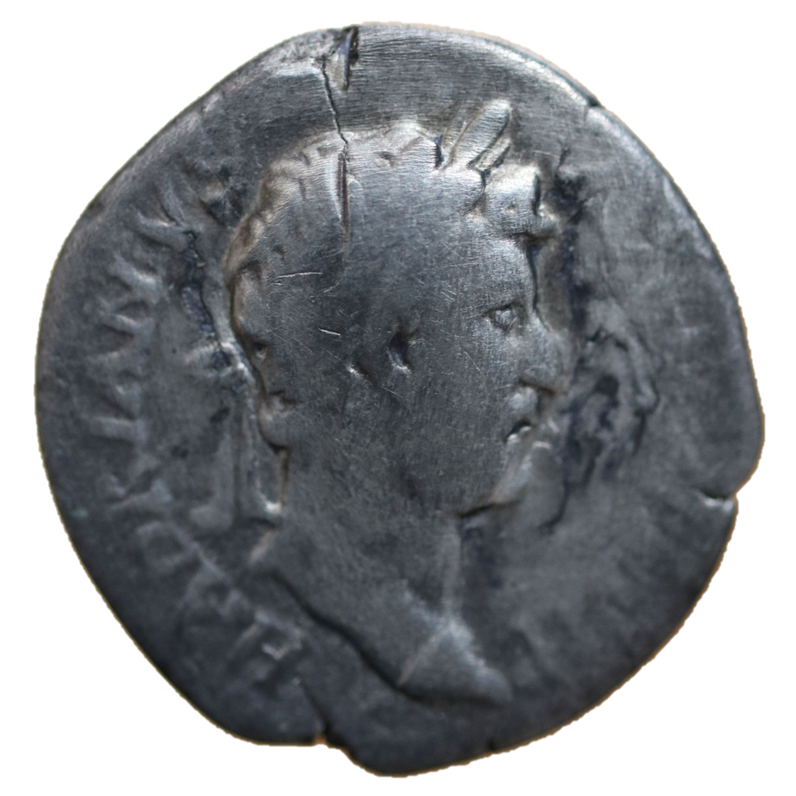 Hadrian 117-138 CE; (AR) Silver Denarius - Rome.