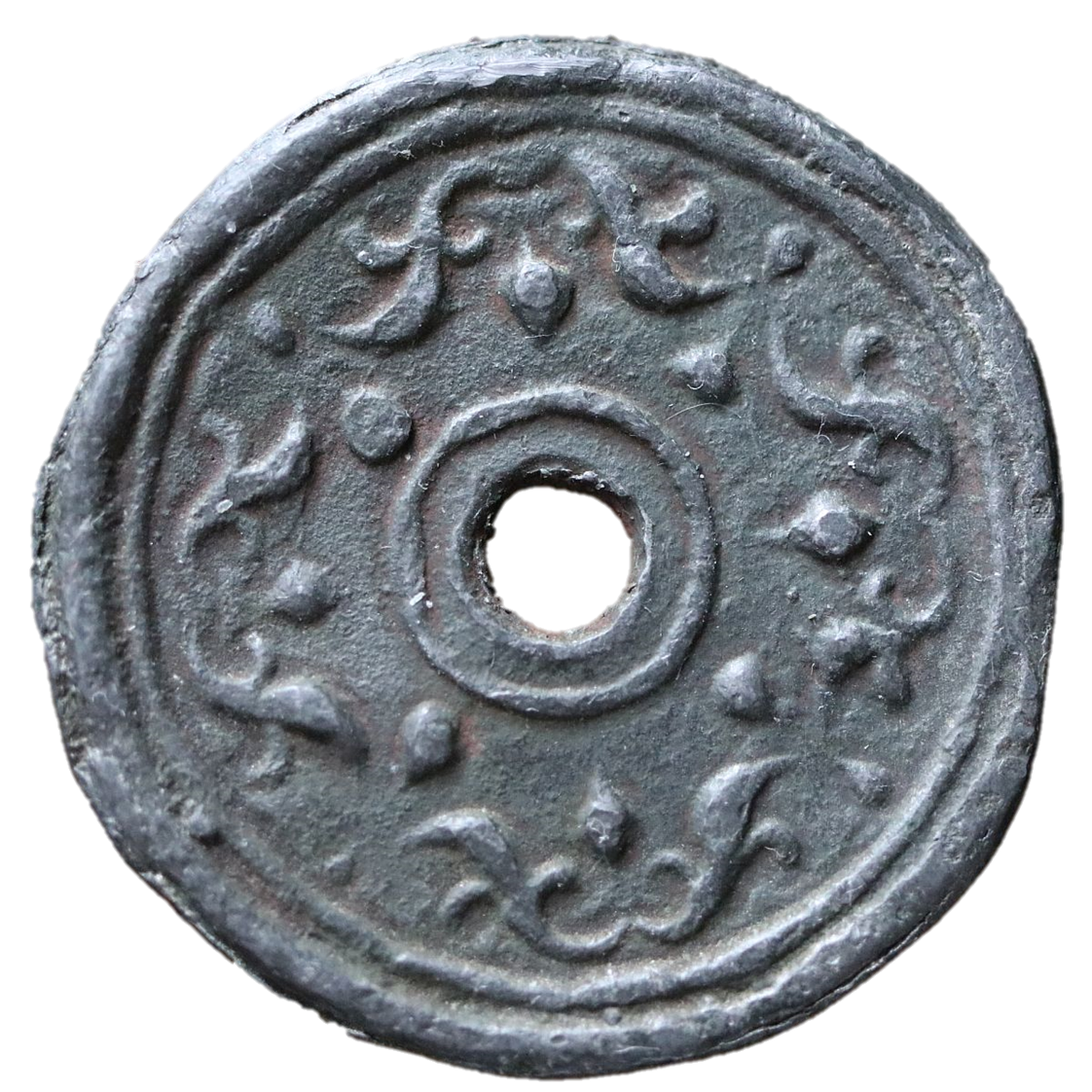 Kingdom:	Khmer of Angkor, Cambodia 802-1450 CE; (PB) Lead & (SN) Large cast unit 6