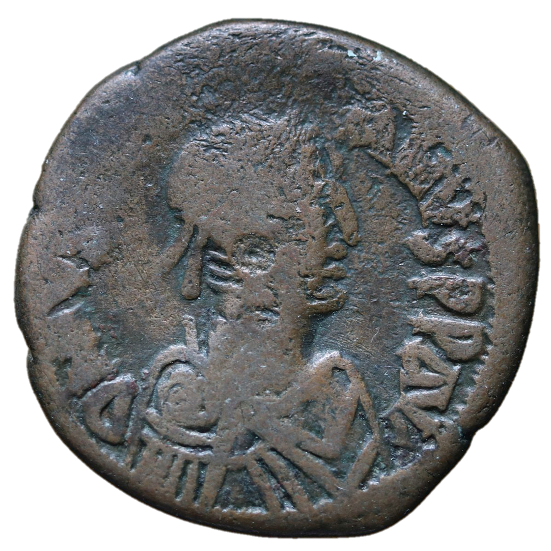 Justin I 518-527 CE; Æ Follis - Constantinople