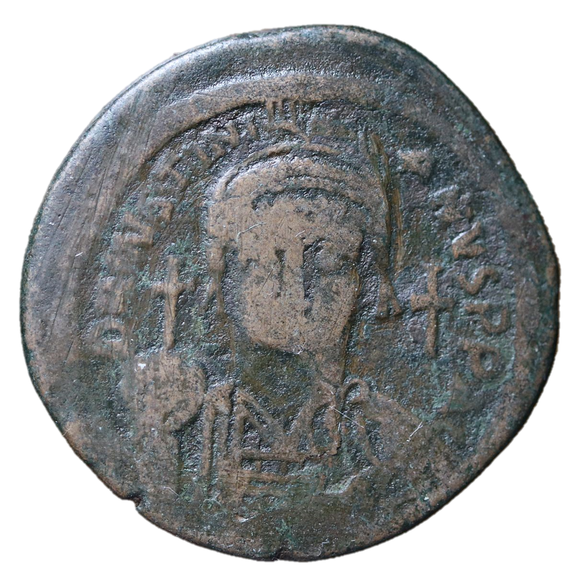 Justinian I 527-565 CE; Æ Half-Follis - Carthage