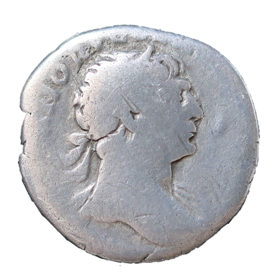 Trajan 98-117 CE; AR (Silver) Denarius - Rome
