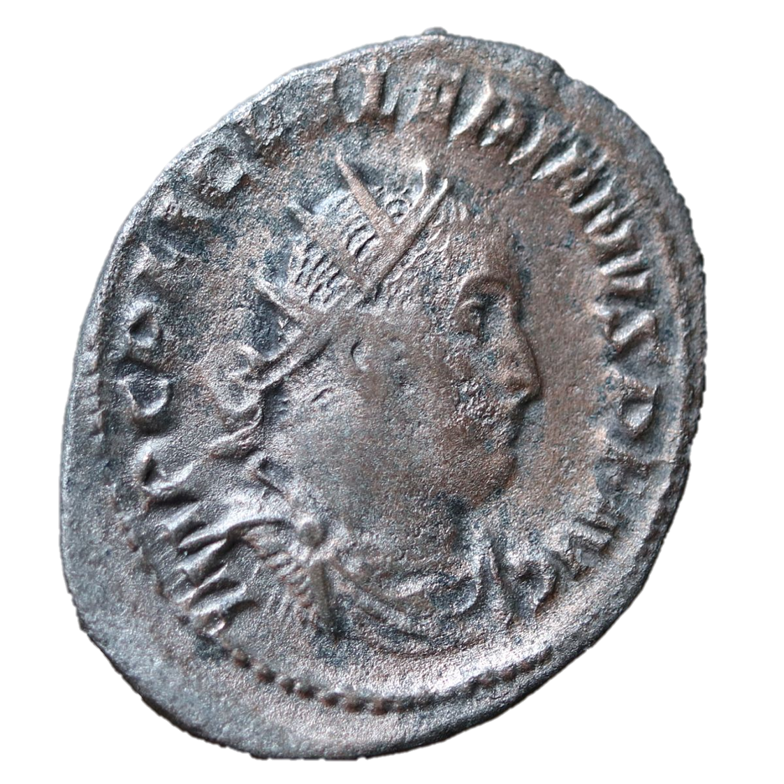 Valerian I 253-260 CE; BI (Billon) Antoninianus - Rome