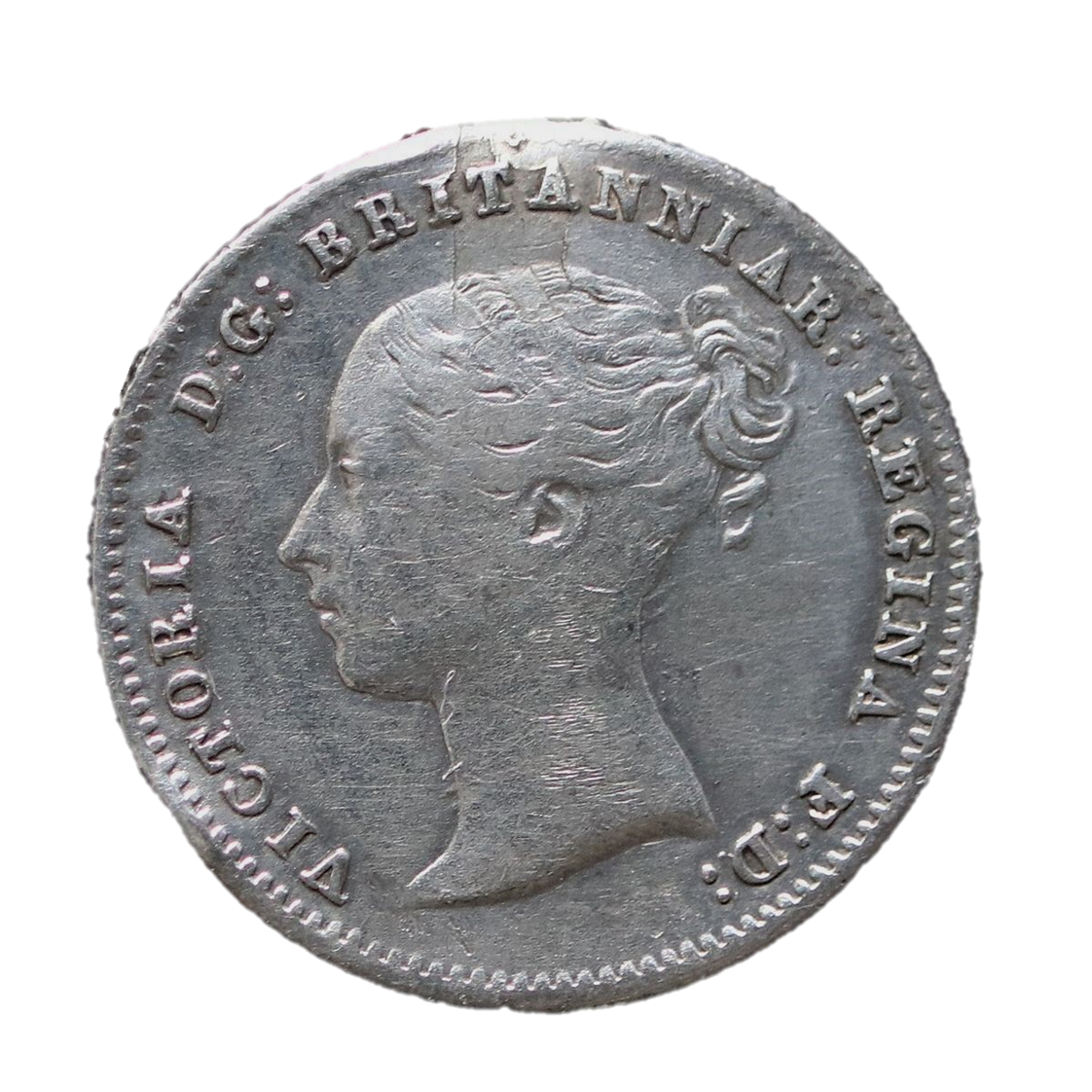Victoria 1837-1901 CE; AR (Silver) Four Pence Piece - London