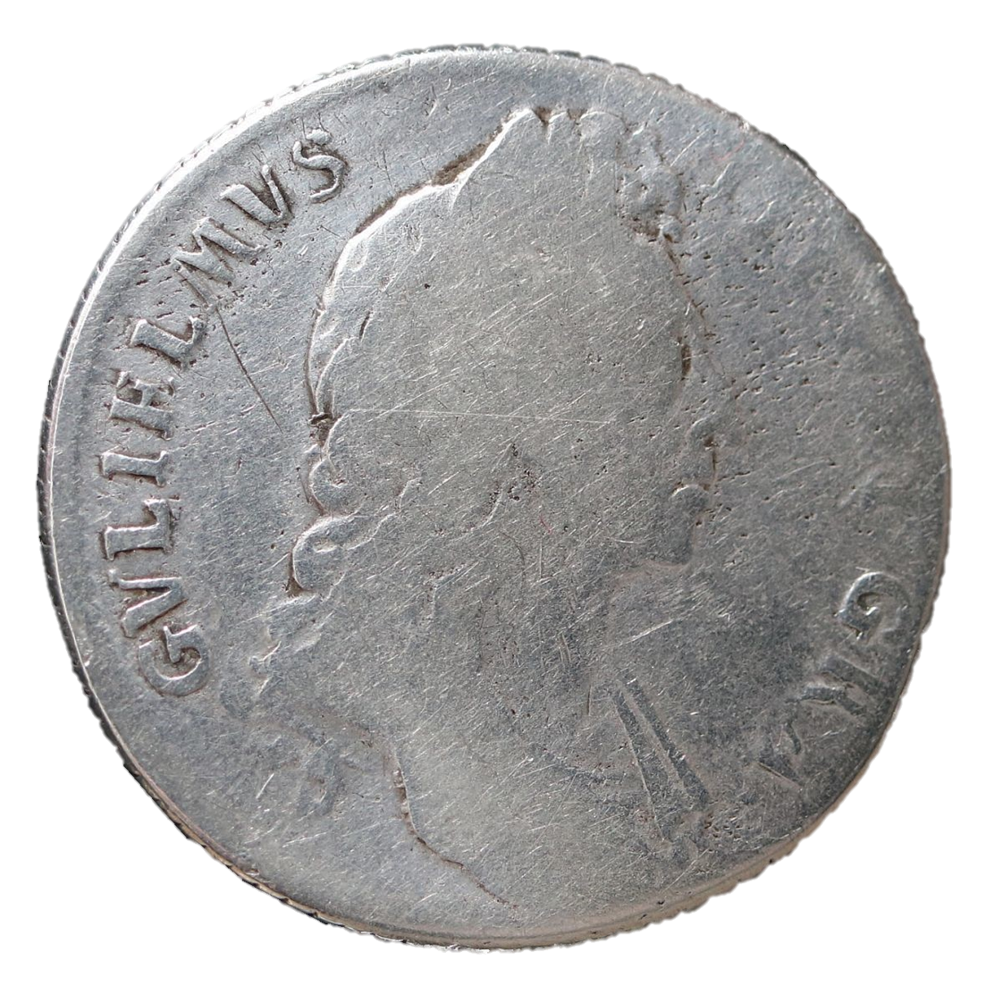 William III 1694-1702 CE; AR (Silver) Shilling
