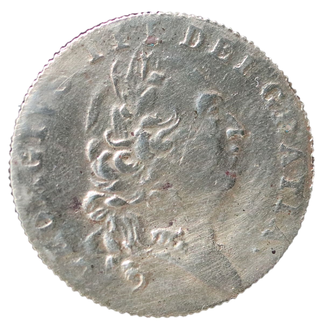 George III - 1790 CE; Æ Brass Spade Guinea Gaming Token - Birmingham