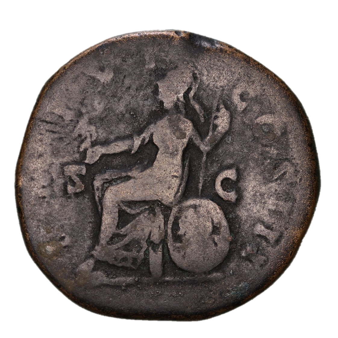 Marcus Aurelius 161-180 CE; Æ Sestertius - Rome - Image 2