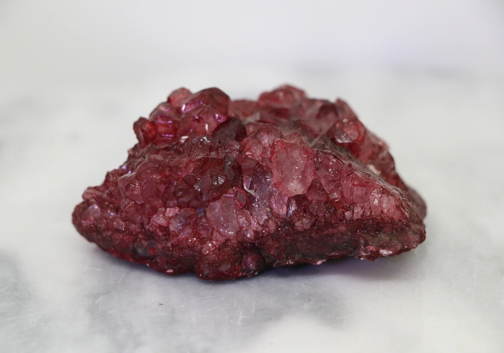 Dyed Red Amethyst Cluster