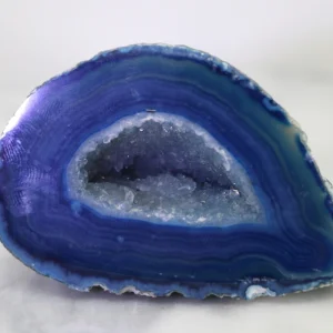 Dyed Blue Agate Geode