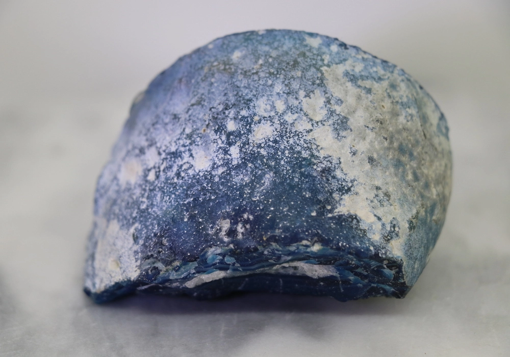Dyed Blue Agate Geode - Image 2