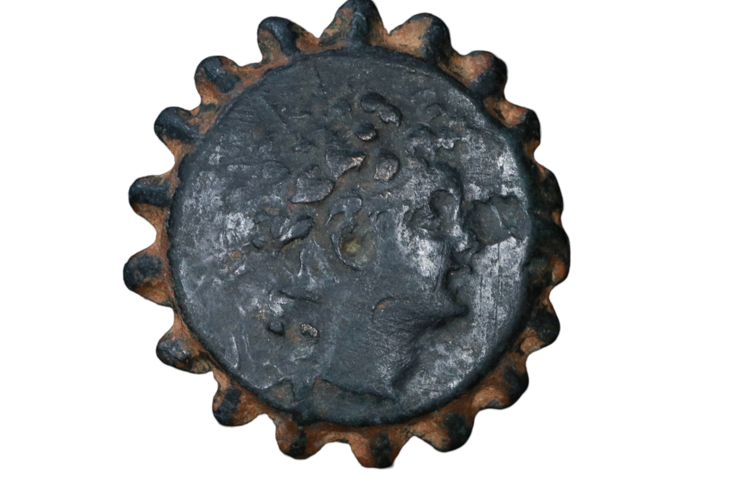 Antiochos VI - 145-142 BCE; Serrated Æ 24 - Antioch.