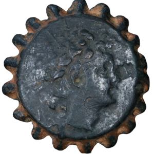Antiochos VI - 145-142 BCE; Serrated Æ 24 - Antioch.