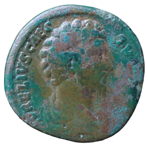 Marcus Aurelius 161-180 CE; Æ Sestertius - Rome.