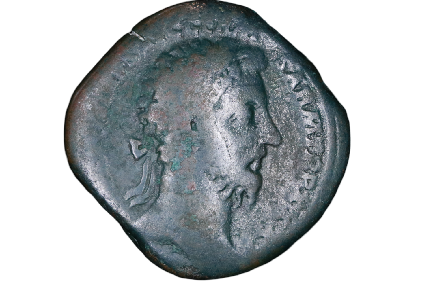 Marcus Aurelius 161-180 CE; Æ Sestertius - Rome.