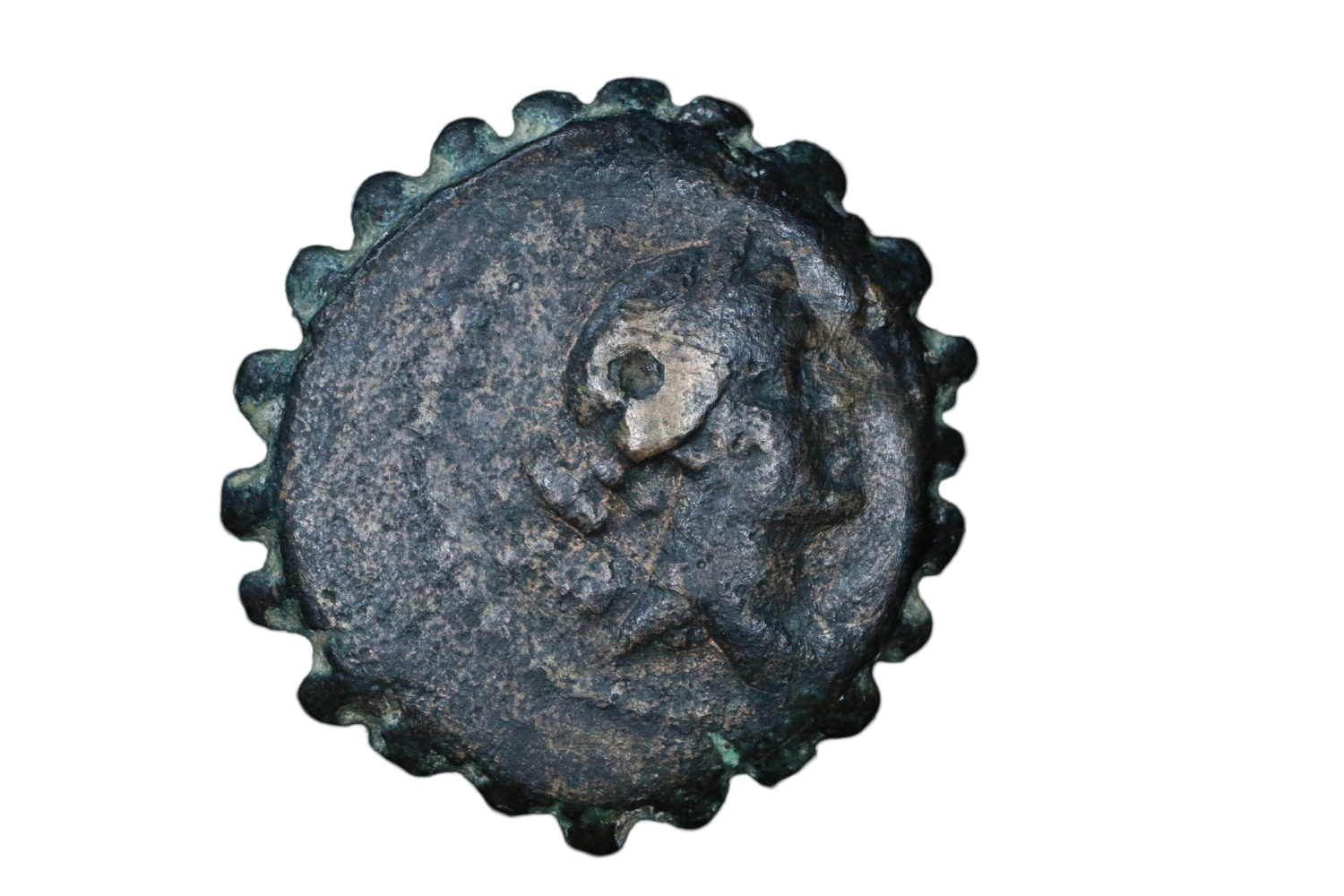 Demetrios I - 162-150 BCE; Serrated Æ 21 - Antioch.