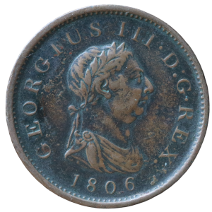 George III - 1760-1820 CE; Æ Penny - London