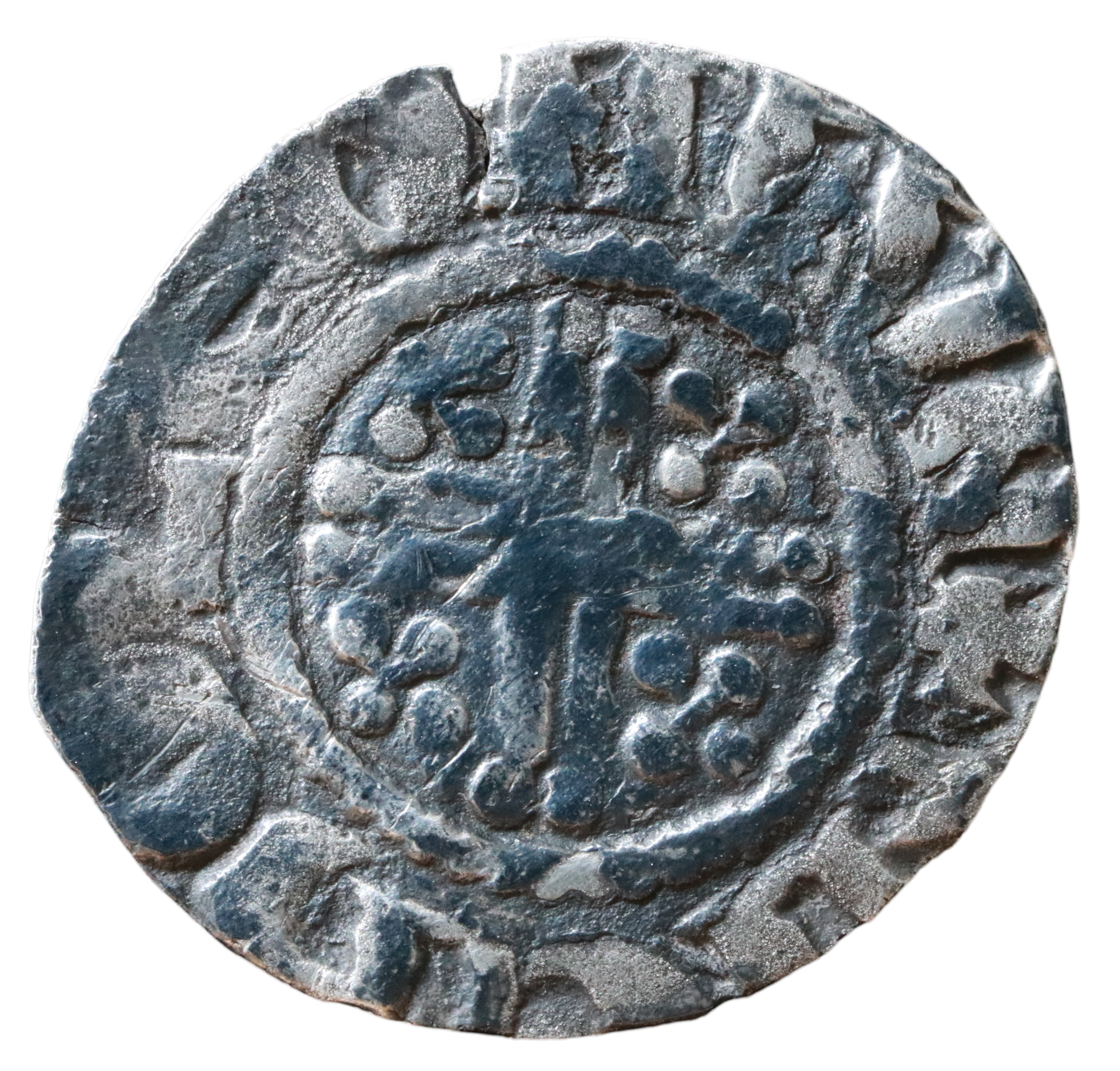 Henry III 1216 -1272 CE; AR (Silver) Short Cross Penny - London - Image 2