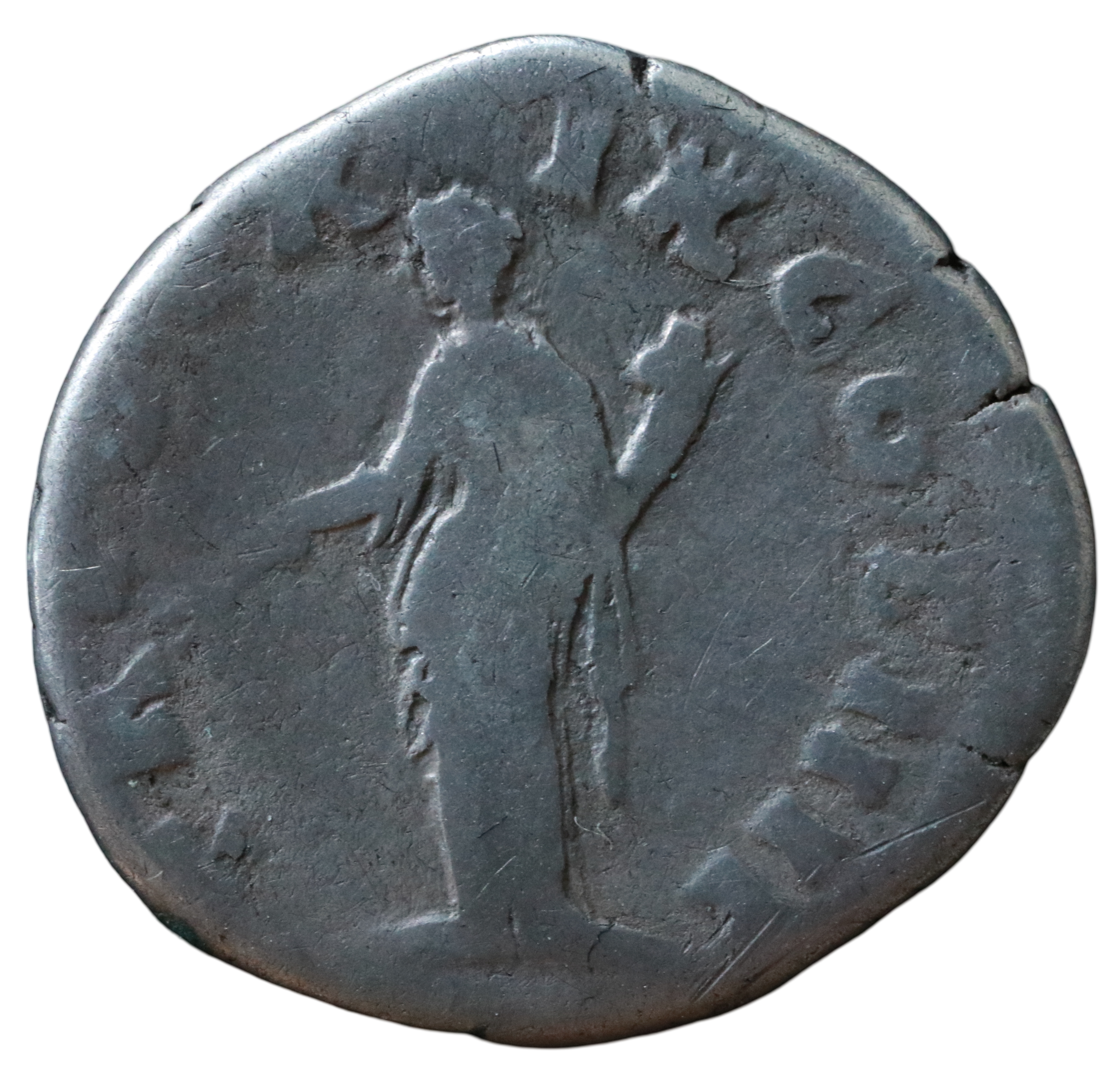 Antoninus Pius 138–161 CE; AR Denarius - Rome. - Image 2