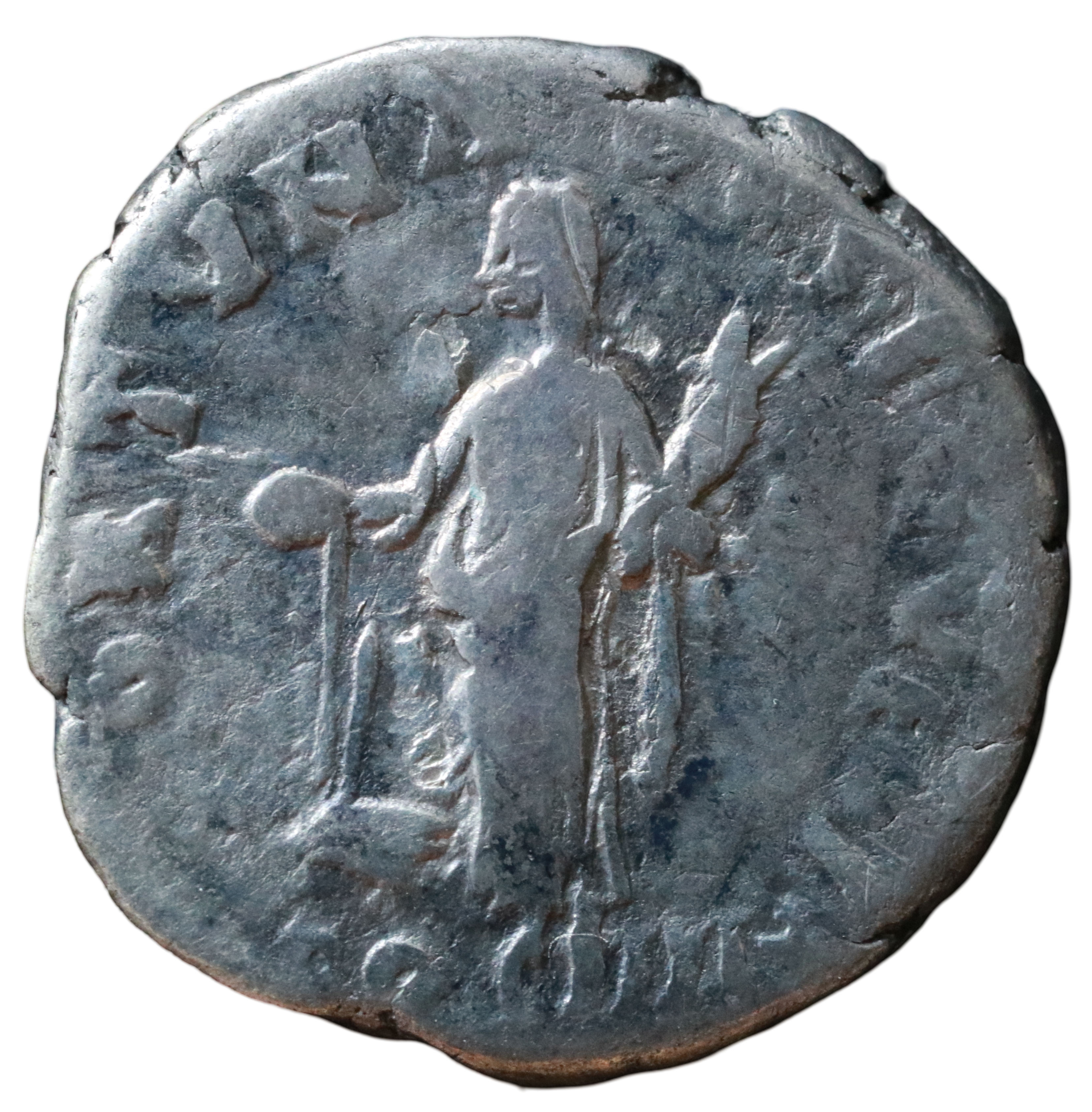 Antoninus Pius  138 – 161 CE; AR Denarius - Rome - Image 2
