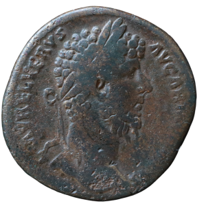 Lucius Verus 161-169 CE; Æ Sestertius - Rome.