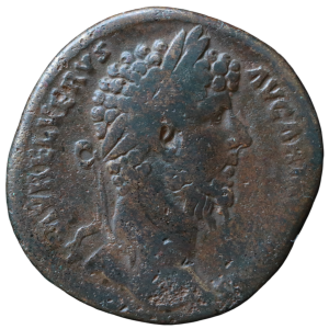 Lucius Verus 161-169 CE; Æ Sestertius - Rome.