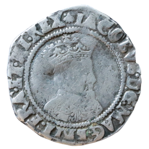 James I 1566-1625 CE; AR Sixpence - London.