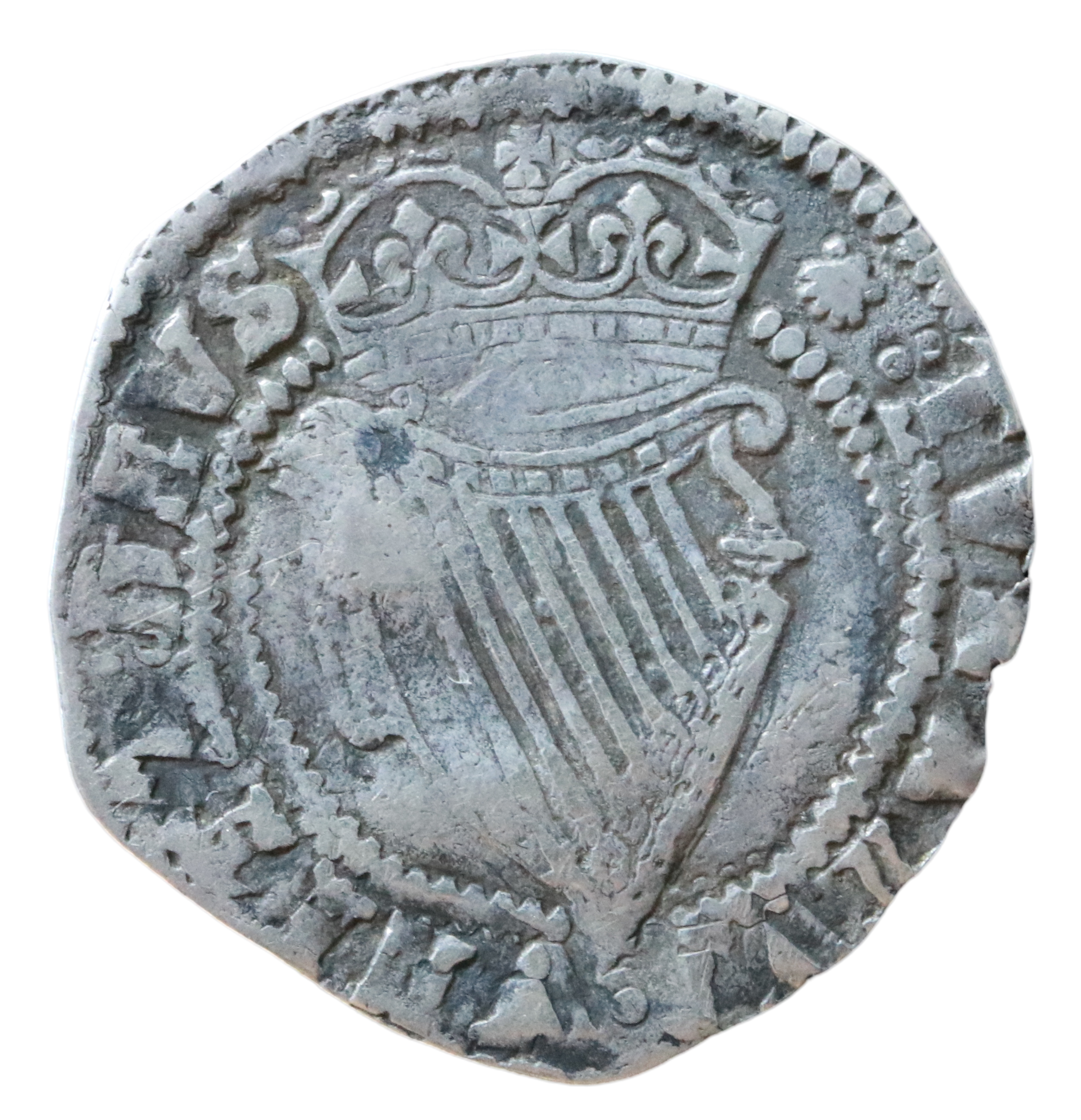 James I 1566-1625 CE; AR Sixpence - London. - Image 2