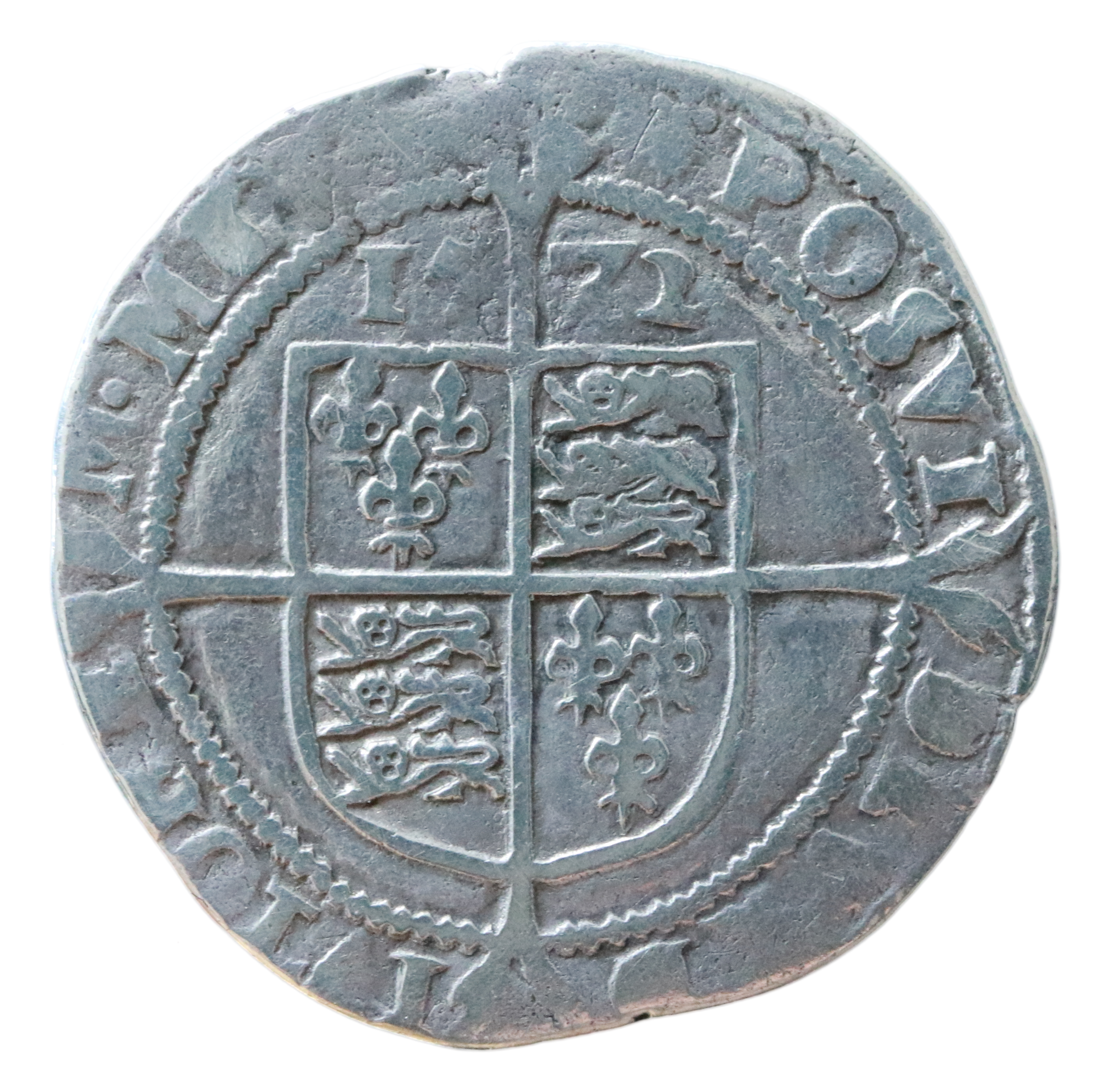 Elizabeth I 1558-1603 CE; AR (Silver) Sixpence - London - Image 2
