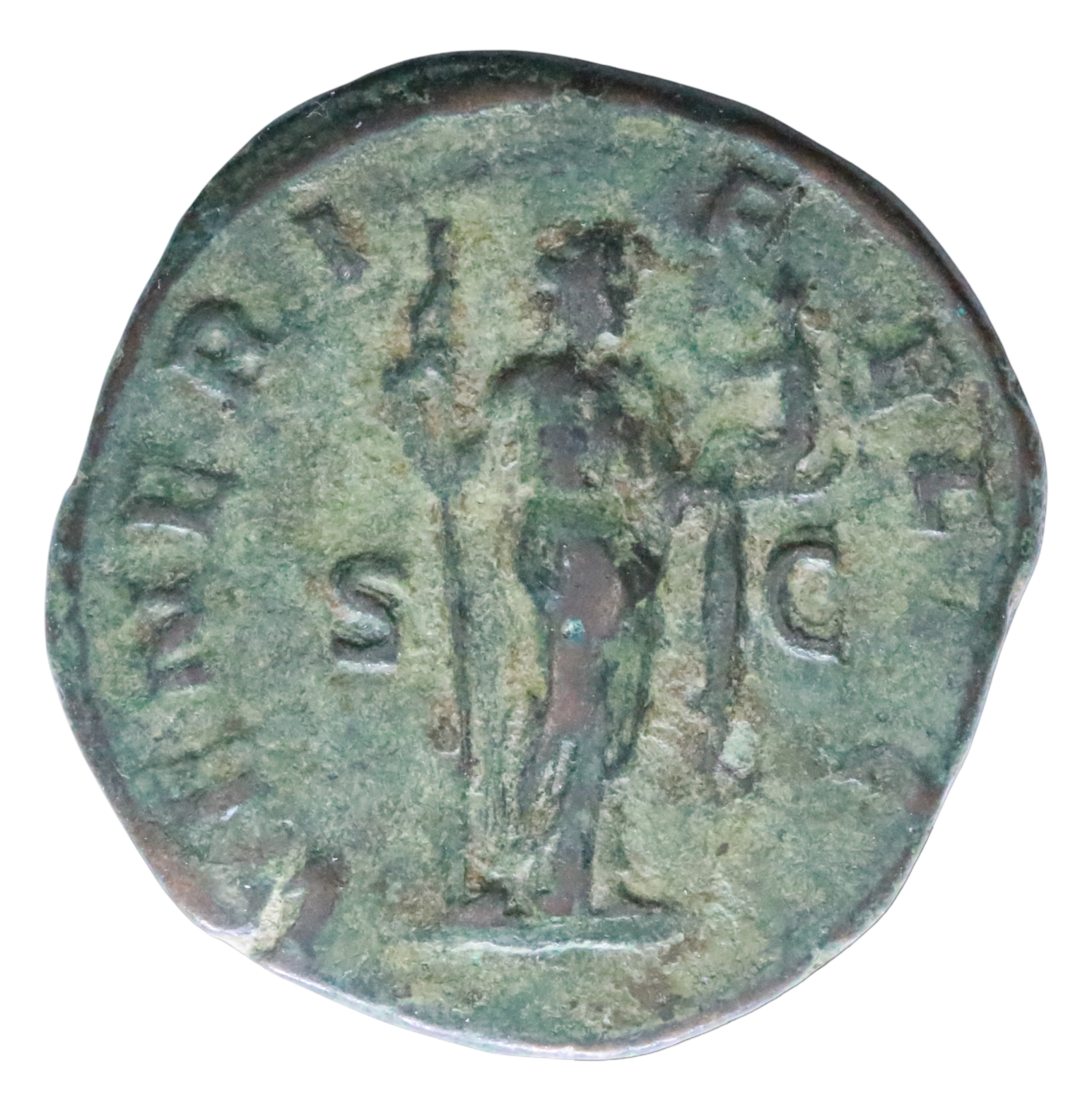 Julia Mamaea 182-235 CE; Æ Sestertius - Rome. - Image 2