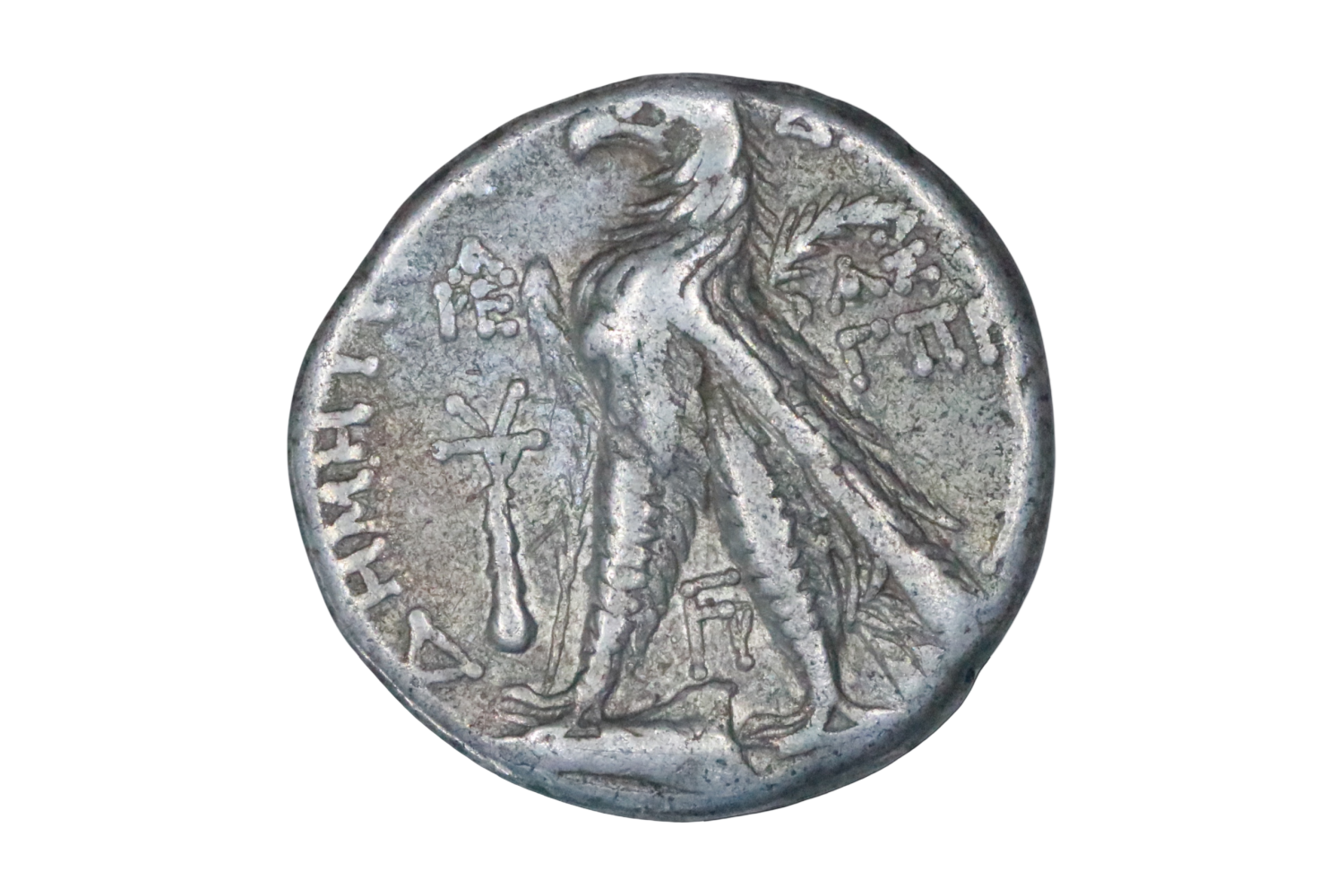 Demetrios II Nikator - 129-125 BCE; AR Tetradrachm - Tyre. - Image 2