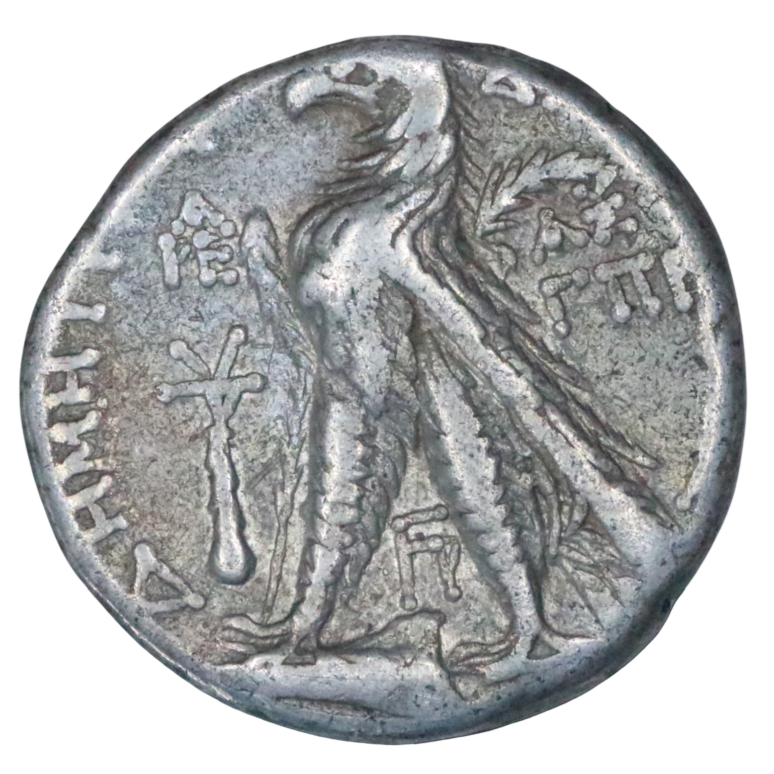 Demetrios II Nikator - 129-125 BCE; AR Tetradrachm - Tyre. - Image 2