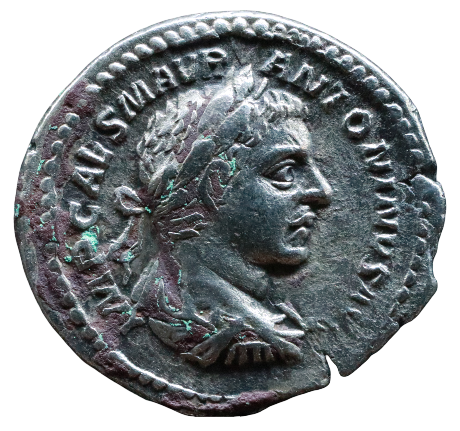 Elagabalus 218 - 222 CE; AR Denarius - Rome.