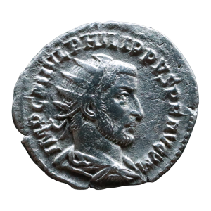 Philip I (The Arab) 244 - 249 CE; AR (Silver) Antoninianus - Antioch.