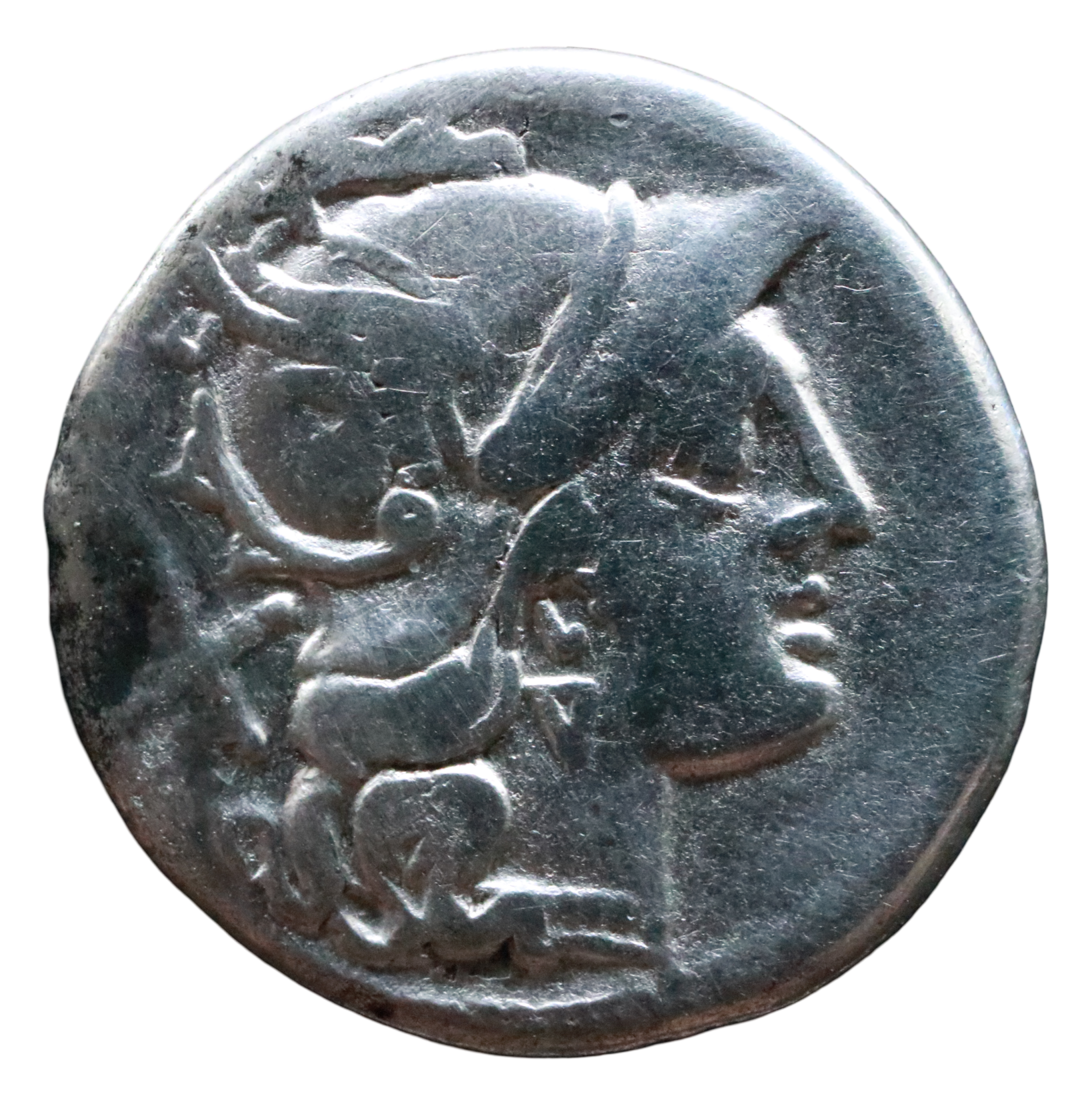 Roman Republic 189-180 BCE; AR Denarius - Rome.