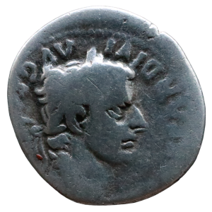 Tiberius 14-37 CE; AR Denarius - Lugdunum.