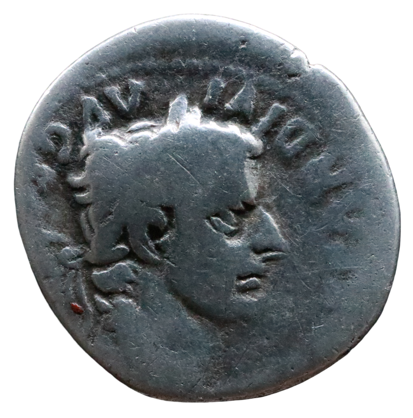 Tiberius 14-37 CE; AR Denarius - Lugdunum.