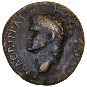Agrippa 63 BCE - 12 BCE; Æ As - Rome.