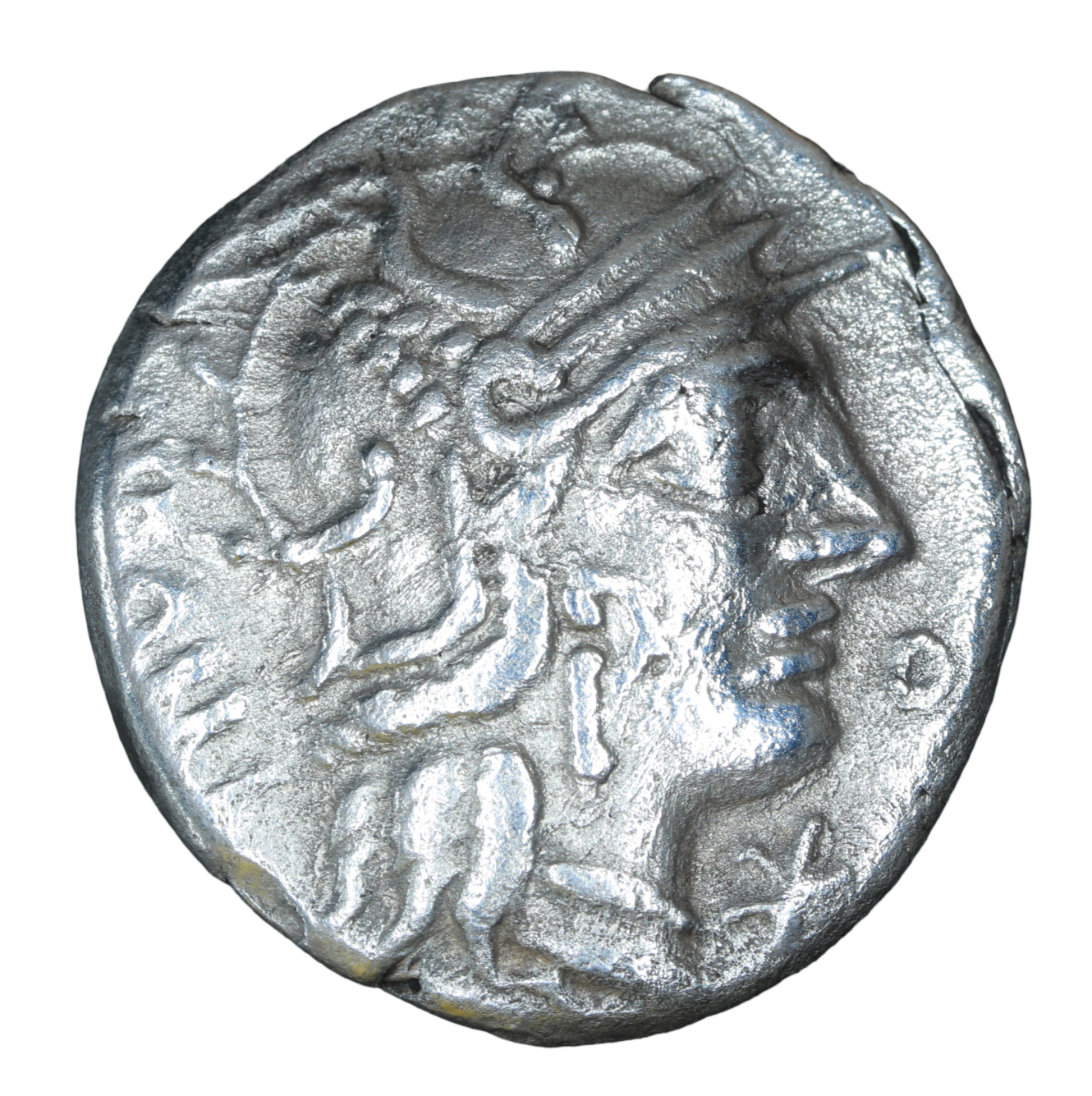 Roman Republic 117-116 BCE; AR Denarius - Rome.